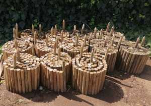 Handmade Garden Path Edging