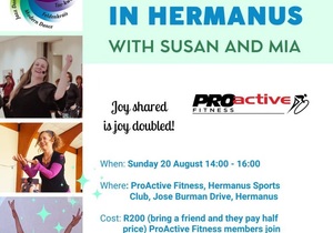 20 August 2023: Nia with Susan Sloan and Mia Steyn