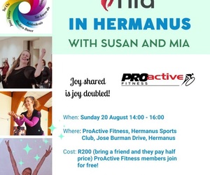 20 August 2023: Nia with Susan Sloan and Mia Steyn