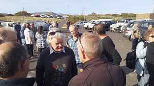 Peaceful protest-gathering at Die Plaat - but with urgent demands