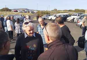 Peaceful protest-gathering at Die Plaat - but with urgent demands