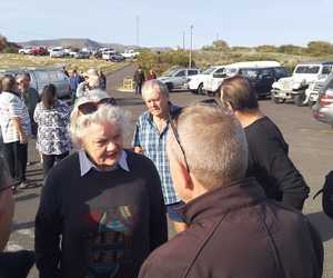 Peaceful protest-gathering at Die Plaat - but with urgent demands