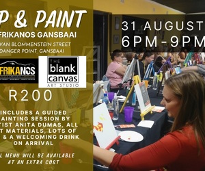 31 August 2023: Sip and Paint Evening