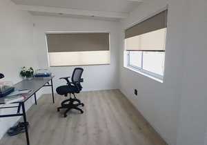 Double Roller Blinds with Pergo Classic Vinyl