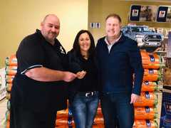 Afleweringsvoertuig vir diere-benodigdhede