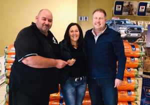 Afleweringsvoertuig vir diere-benodigdhede