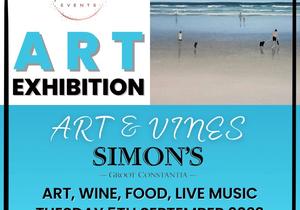 Art and Vines Exhibition at Simon's Restaurant in Cape Town
