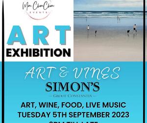 Art and Vines Exhibition at Simon's Restaurant in Cape Town