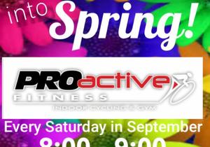 Every Saturday in September: Spin into Spring!