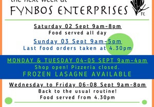 Operating Hours: 4 - 5 September 2023