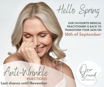 16 September 2023: Anti-Wrinkle Injections