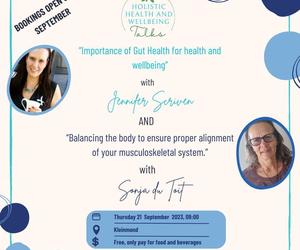 21 September 2023: Holistic Health and Wellbeing Talks