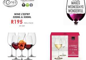 Wine and Milkshake Glasses and NEW Marola Bar Blender