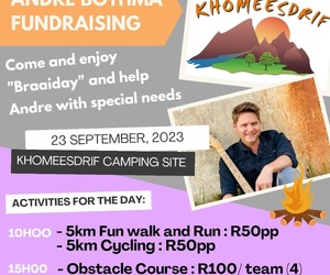 23 September 2023: Andre Bothma Fundraiser (Camping and Braai Day)