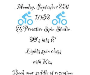 80s Hits and Lights Spin Class with Kim
