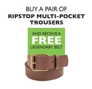 Jonsson Promotion: FREE Belt with Trousers