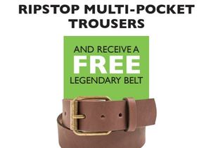 Jonsson Promotion: FREE Belt with Trousers