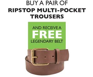 Jonsson Promotion: FREE Belt with Trousers