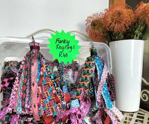Handmade Funky Keyrings: R60