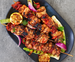 Sundried Tomato and Chicken Sosaties