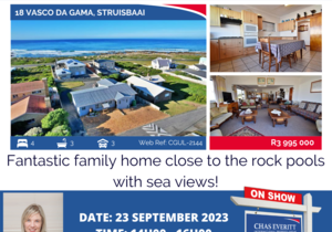 Show House in Struisbaai 23 September 2023 (R3,995,000)