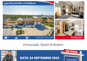 Show House in Struisbaai 24 September 2023 (R3,625,000)