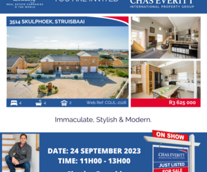 Show House in Struisbaai 24 September 2023 (R3,625,000)