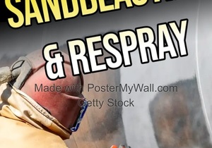 Sandblasting and Respray