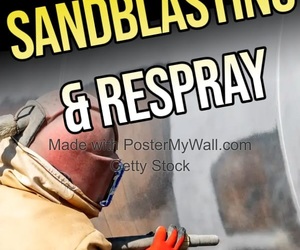 Sandblasting and Respray