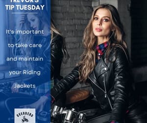 Trevors #TipTuesday - Properly Care for your Motorcycle Jackets