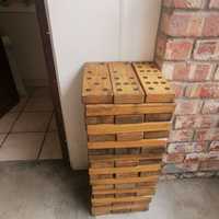 Garden Jenga and Giant domino set for adults and kids