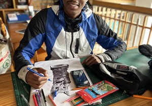 Mini Solo Exhibition at Art4Heart: Siseko Yeyese