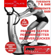 Every Tuesday and Thursday: Power Plate