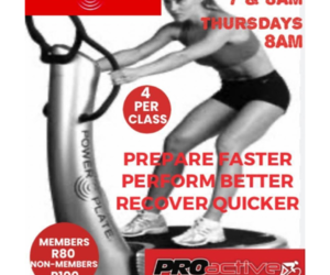 Every Tuesday and Thursday: Power Plate