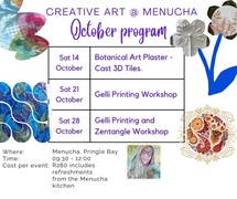 October 2023 Calendar: Creative Art