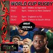14 + 15 October 2023: World Cup Rugby