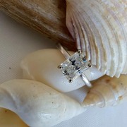 2ct Moissanite Engagement Ring