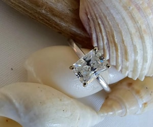 2ct Moissanite Engagement Ring