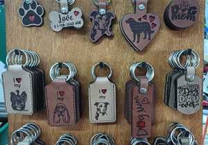 Dog Themed Keyrings
