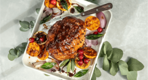 Gammon Glazed with Brandy and Coke