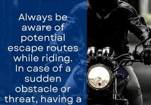 Ride with foresight, not just horsepower!