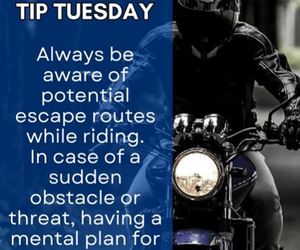 Ride with foresight, not just horsepower!