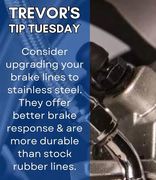 Upgrade Brake Lines to Stainless Steel