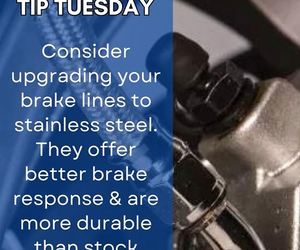 Upgrade Brake Lines to Stainless Steel