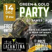 14 December 2023: Green and Gold Party