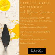 Greyton Art Walk 2023: Palette Knife Workshop with Melissa Dietstein!