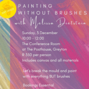 Greyton Art Walk 2023: Painting Without Brushes with Melissa Dietstein