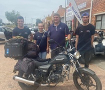 London to Cape Town on a Lexmoto via Overberg Suzuki!