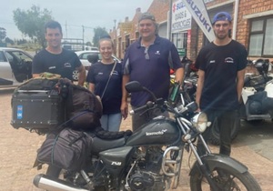 London to Cape Town on a Lexmoto via Overberg Suzuki!