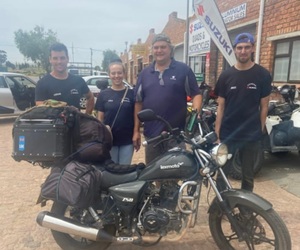 London to Cape Town on a Lexmoto via Overberg Suzuki!